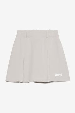 【26SS】【レディース】 BOX PLEATED SKIRT / ボックスプリーツスカート (インナーパンツ一体型) (ベージュ)