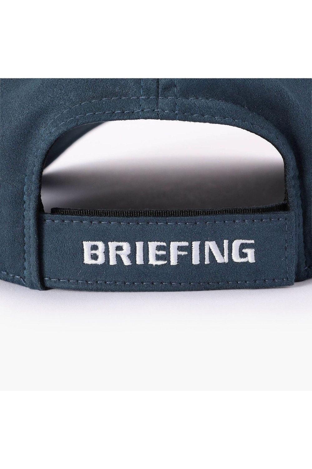 【26AW】 MEN’S SUEDE SMALL BG LOGO CAP / スウェード素材 スモールBGロゴ キャップ (インディゴ)