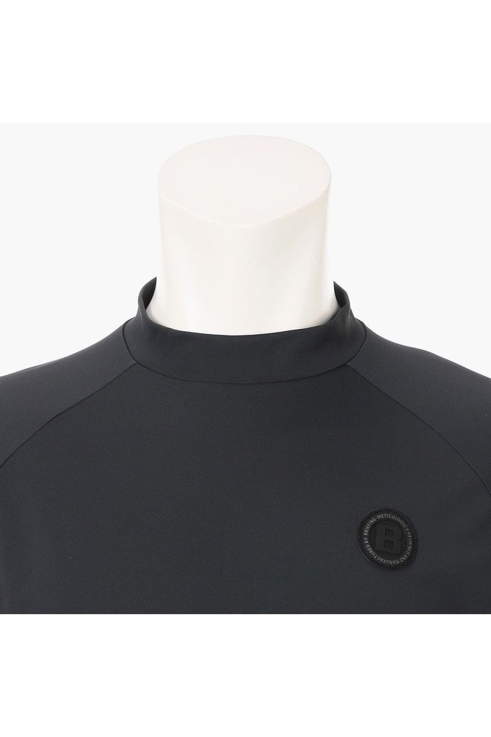 【26SS】 CE MEN’S BACK LOGO LINE HIGHNECK RF / ロゴテープ リラックスフィット モックネックTシャツ (ブラック)