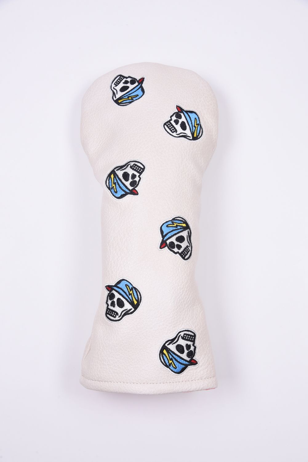 【26SS】 Icon skull Fairway Head cover / アイコン スカル フェアウェイウッド ヘッドカバー (ベージュ)