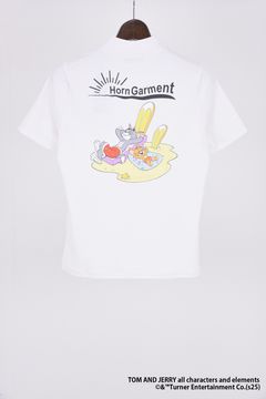 【25SS】【レディース】 ENDLESS SUMMER MOCK NECK / トムとジェリー コラボモックネックTシャツ (ホワイト)