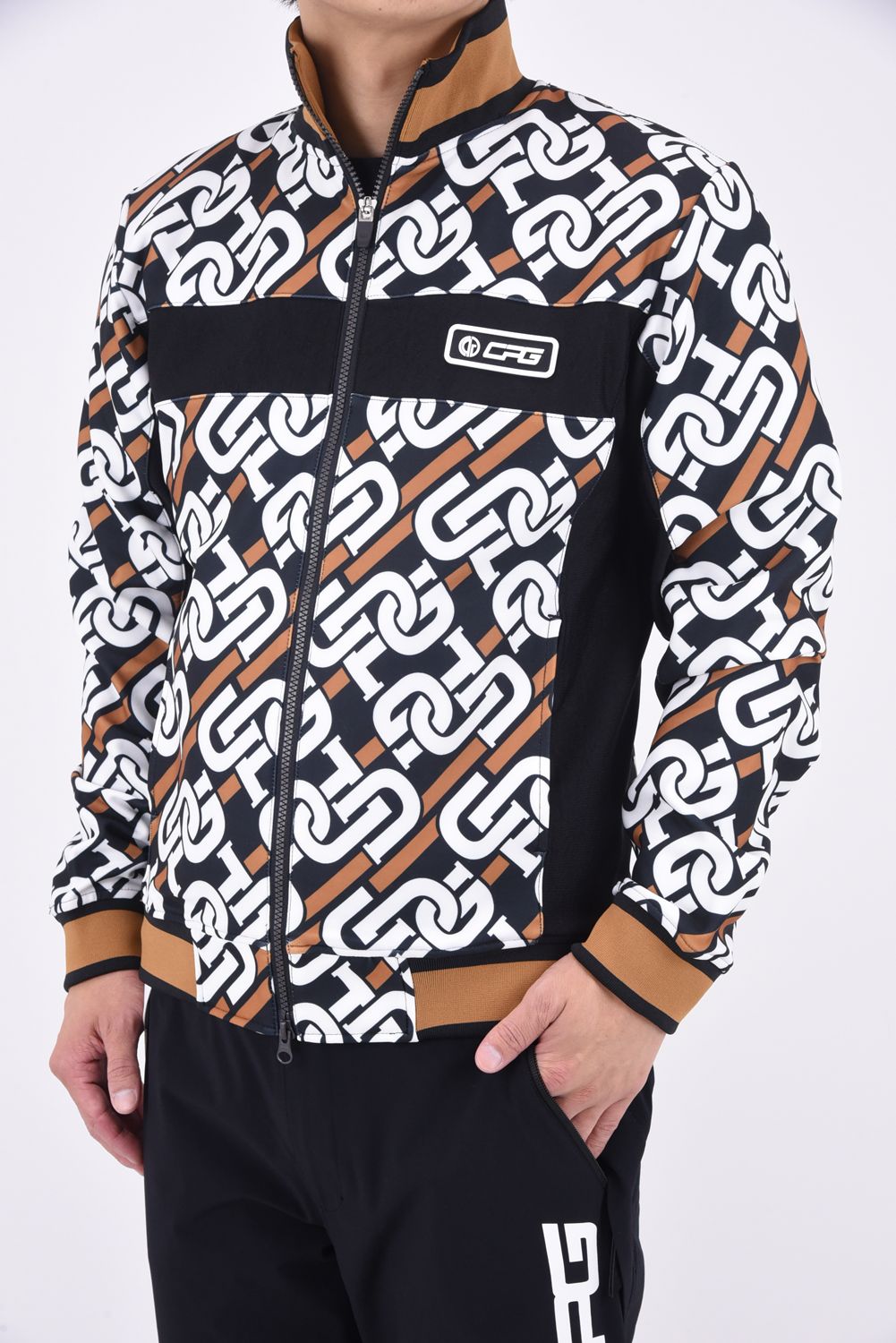 CPG GOLF - CHAIN LOGO ART SNEADED JACKET / チェーンロゴアート