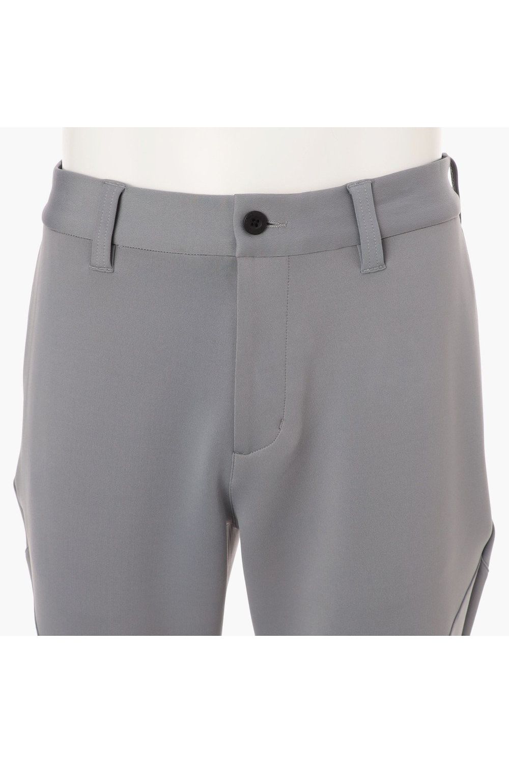 【26SS】 MEN'S 3D LOGO SLIM PANTS / 3Dエンボスロゴ ストレッチジャージ スリムパンツ (グレー)