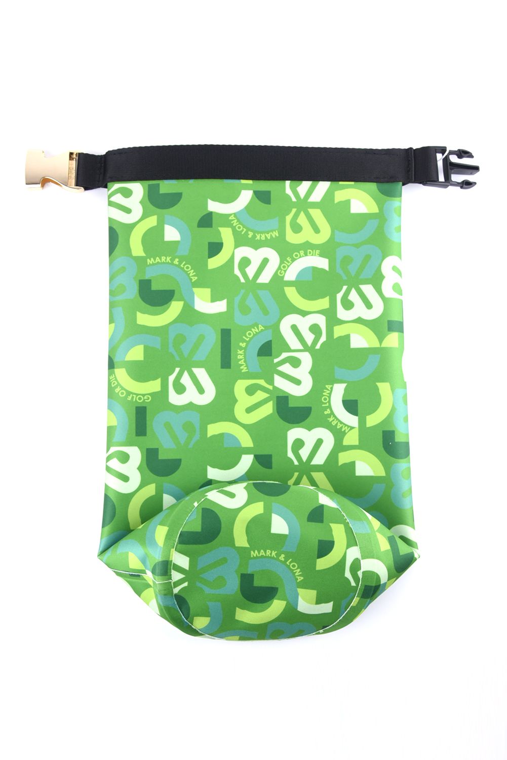 【26SS】 QUADRA ROUND COOLING BAG / エレメントスカルプリント ハンドル仕様 アイスバッグ (グリーン)