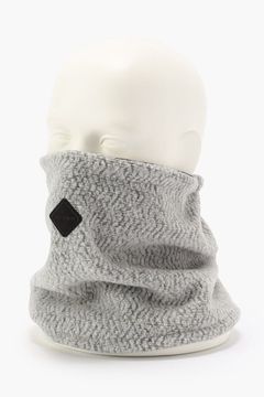 WOOL BOA NECK GAITER / ウールボアフリース ネックウォーマー (ライトグレー)