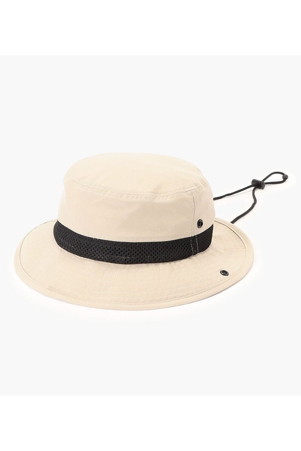 【26SS】 MEN'S COOLCORE SUNGUARD MESH HAT / サンガード付き メッシュバケットハット (ベージュ)