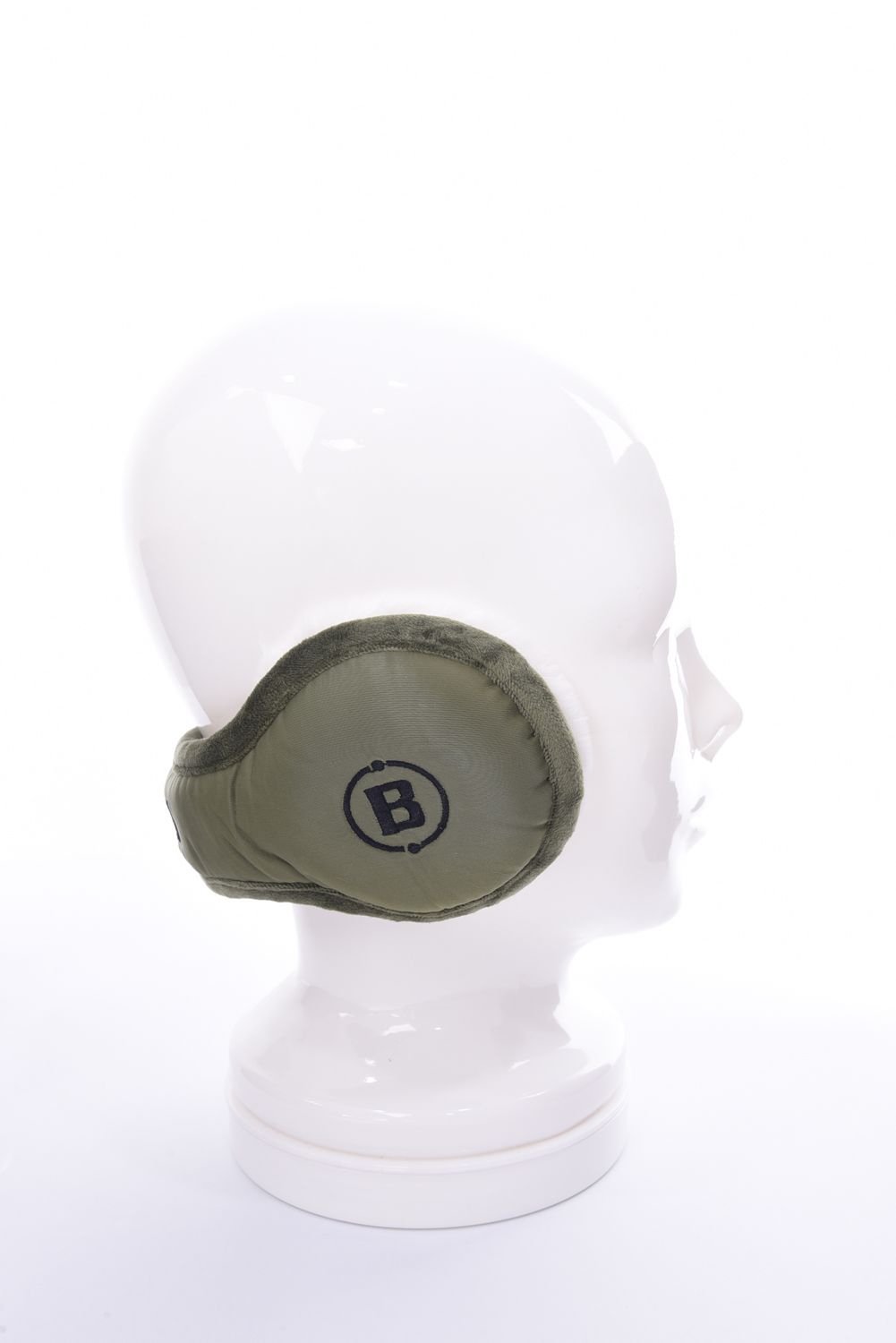 TWILL EAR MUFF / ロゴ ボア イヤーマフ (オリーブ)