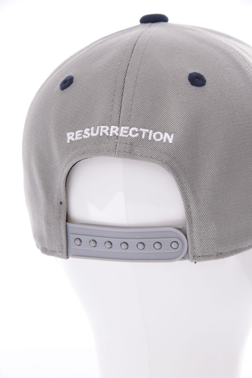 【26SS】  BICOLOR CAP FLAT / バイカラー キャップ フラット (グレー/ネイビー)