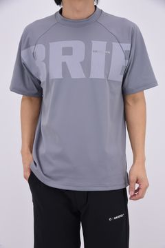 【26SS】 MEN’S BIG BEAT HIGHNECK / ビッグロゴ リラックスフィット モックネックTシャツ (グレー)