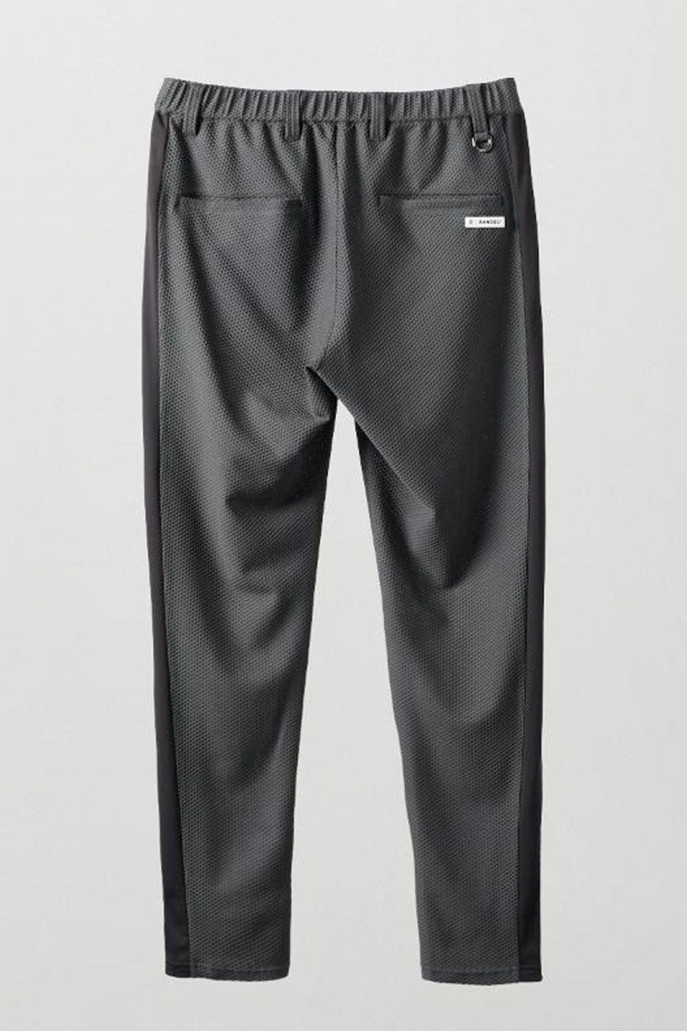 【26SS】 DRY WAFFLE SWITCH TAPERD PANTS / ドライワッフル サイド切り替え テーパードパンツ (チャコールグレー)