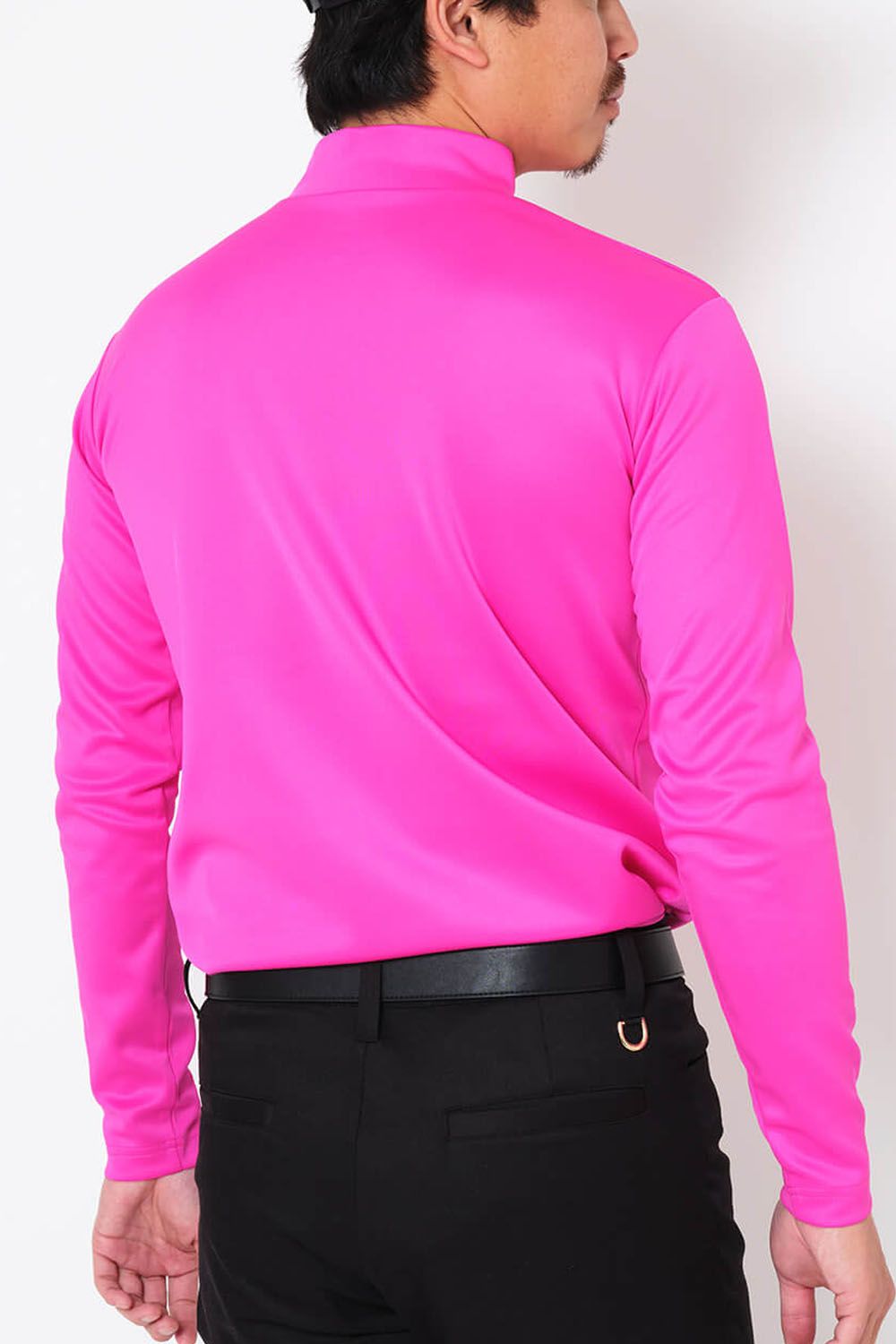 【期間限定ポイント10倍】BOLD MOCK / ロングスリーブ モックネック (ピンク)