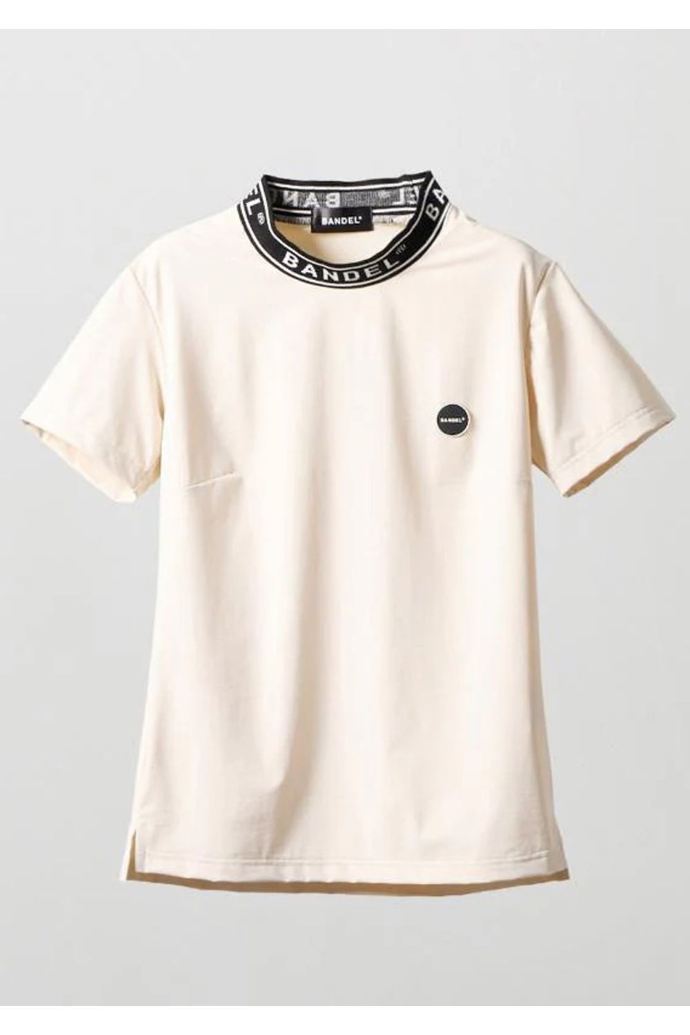 【26SS】 【レディース】 ジャガードモックネックシャツ (オフホワイト)