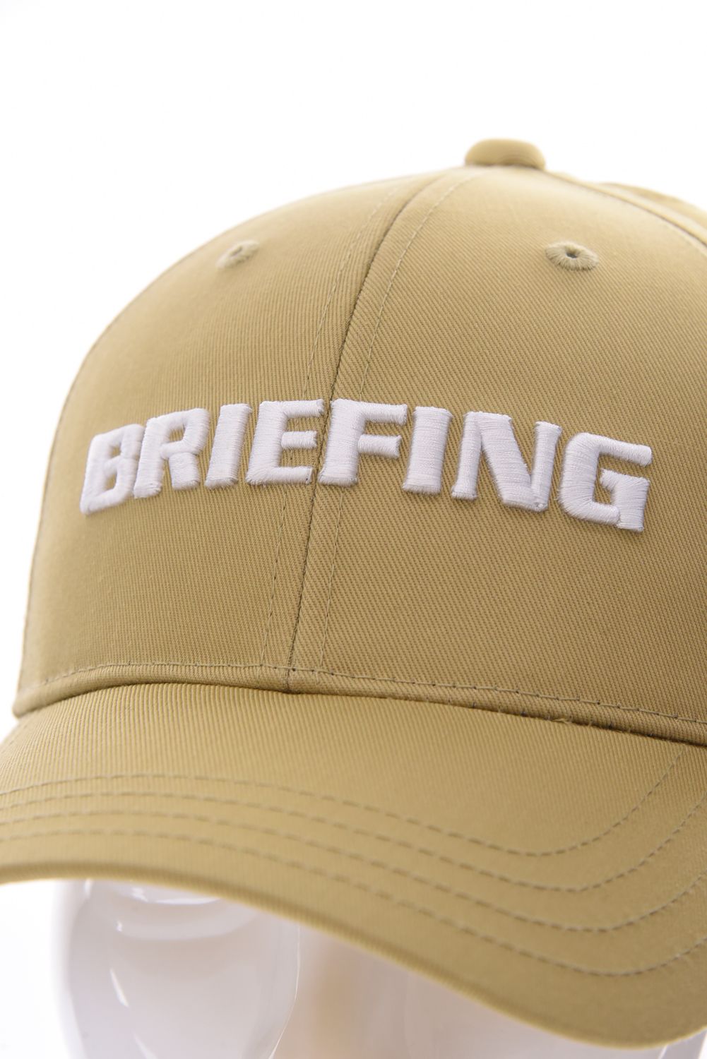 【26SS】 MEN’S BASIC CAP / ベーシック ブランドロゴ キャップ (ベージュ)