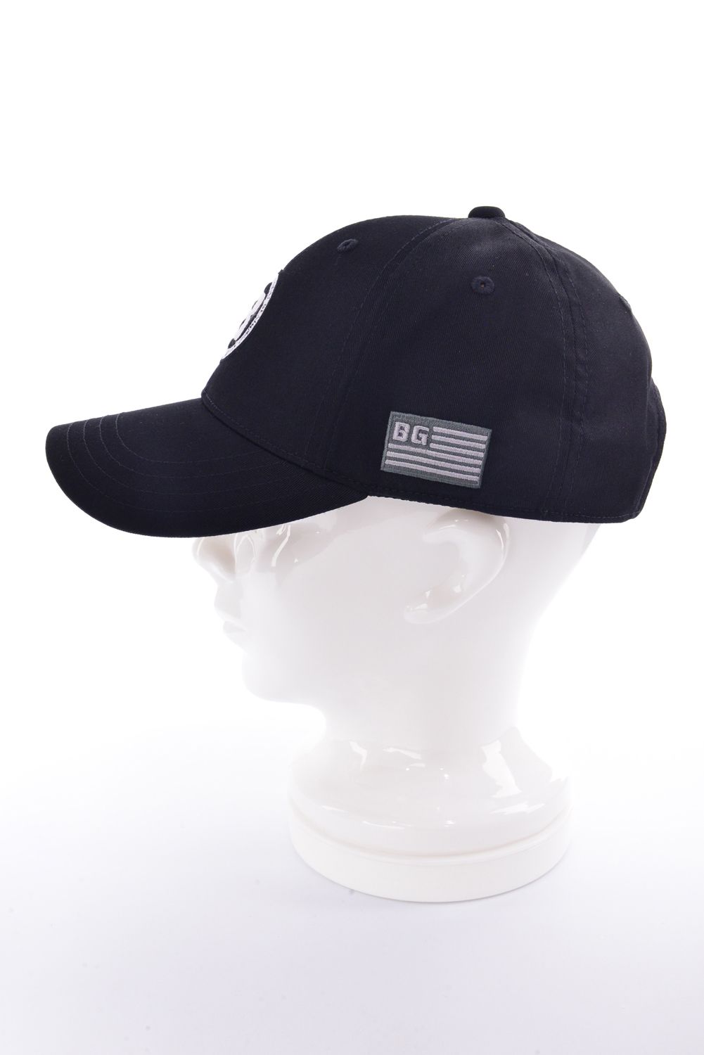 【GOSSIP GOLF別注】 B-MARK CIRCLE LOGO CAP / サークルロゴ シルバー刺繍 キャップ (ブラック)