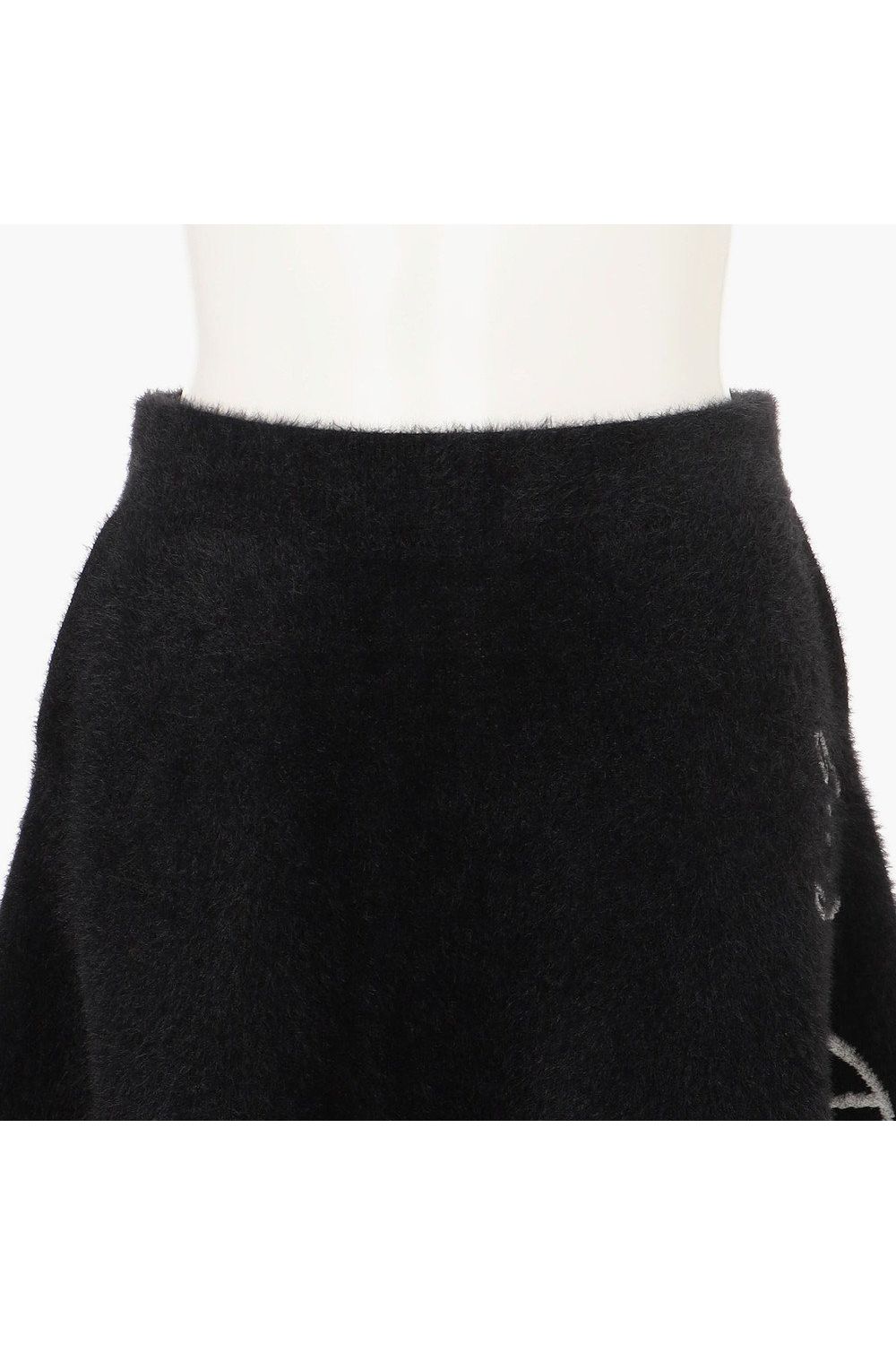 【26AW】【レディース】 WOMEN’S SHAGGY KNIT FLARE SKIRT / フレアシルエット シャギーニットスカート (ブラック)