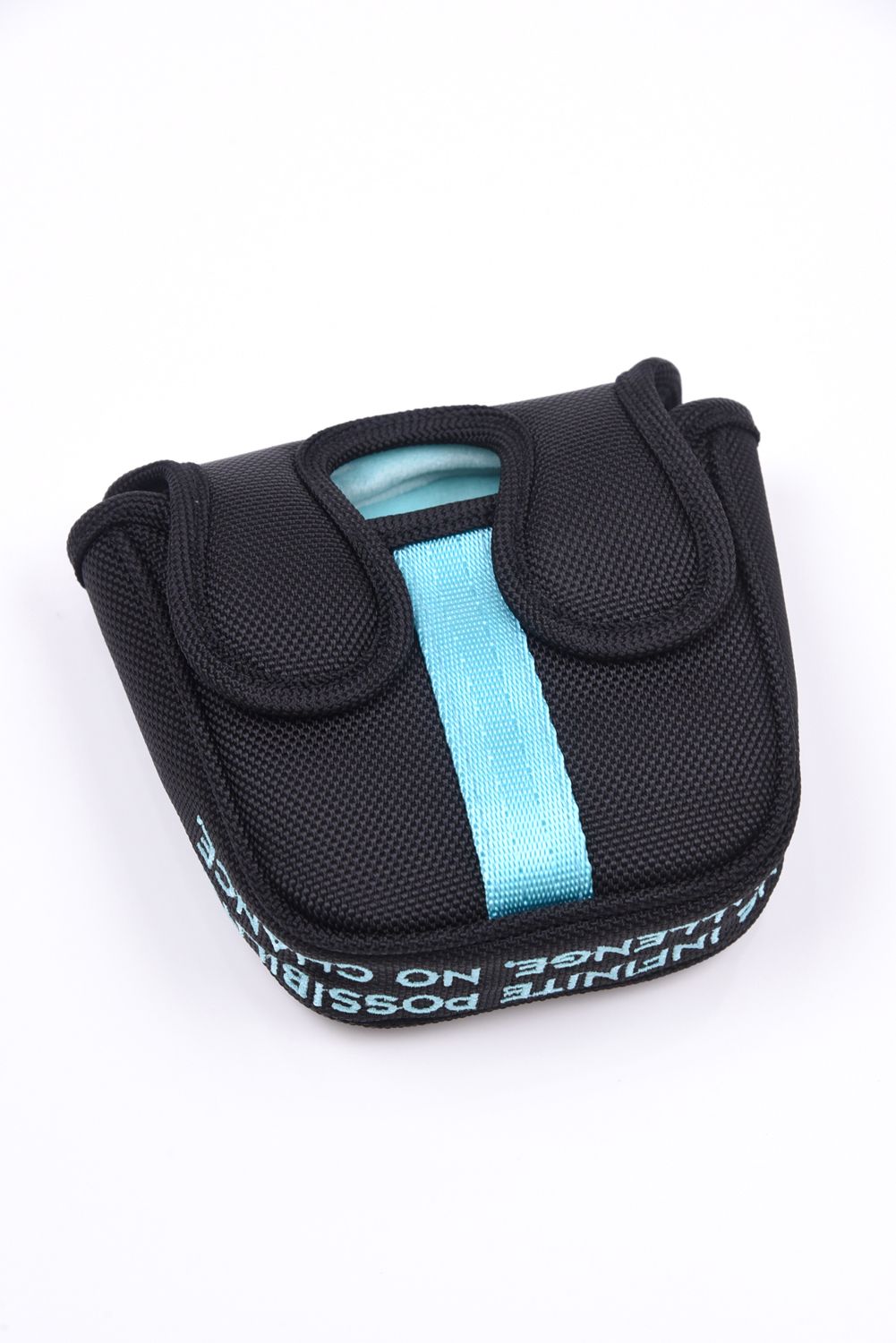PUTTER COVER / マレットタイプ パターカバー (ブラック/ターコイズ)