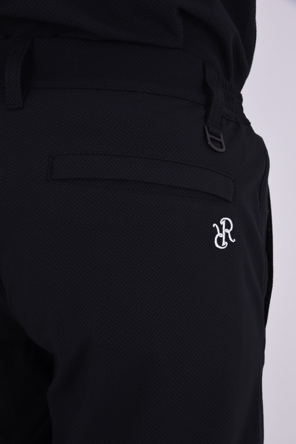 【26AW】 MENS DETACHABLE PANTS / ワッフル生地 ヘムデタッチャブル 2WAYパンツ (ブラック)*