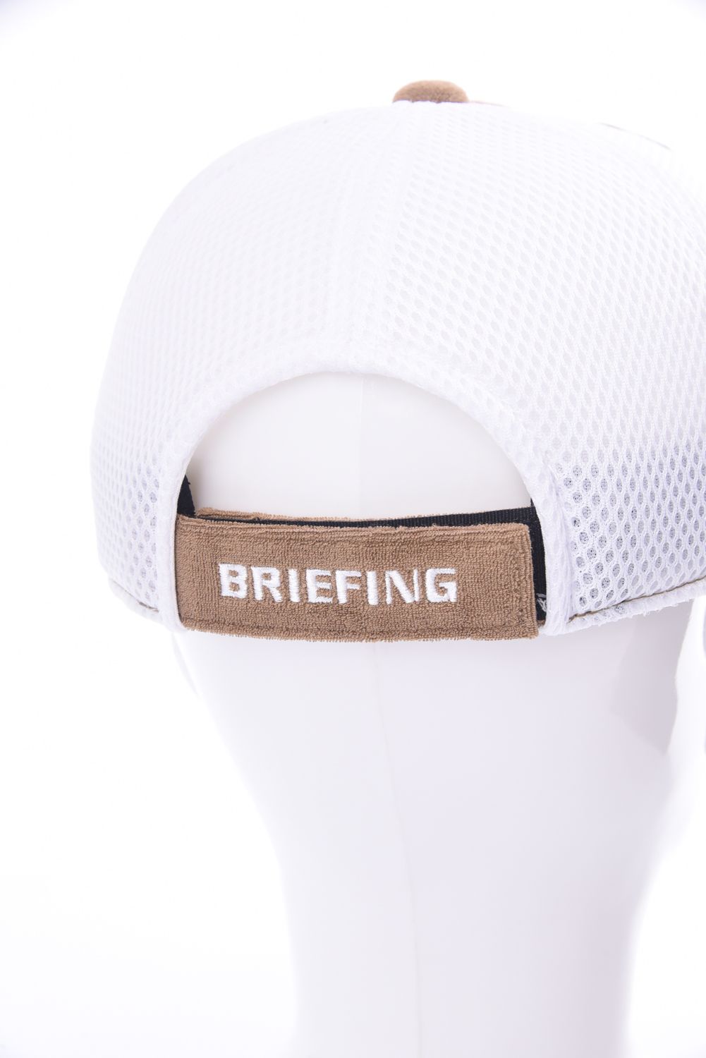 MEN’S PILE INITIAL MESH CAP / イニシャル メッシュ キャップ (ライトブラウン)