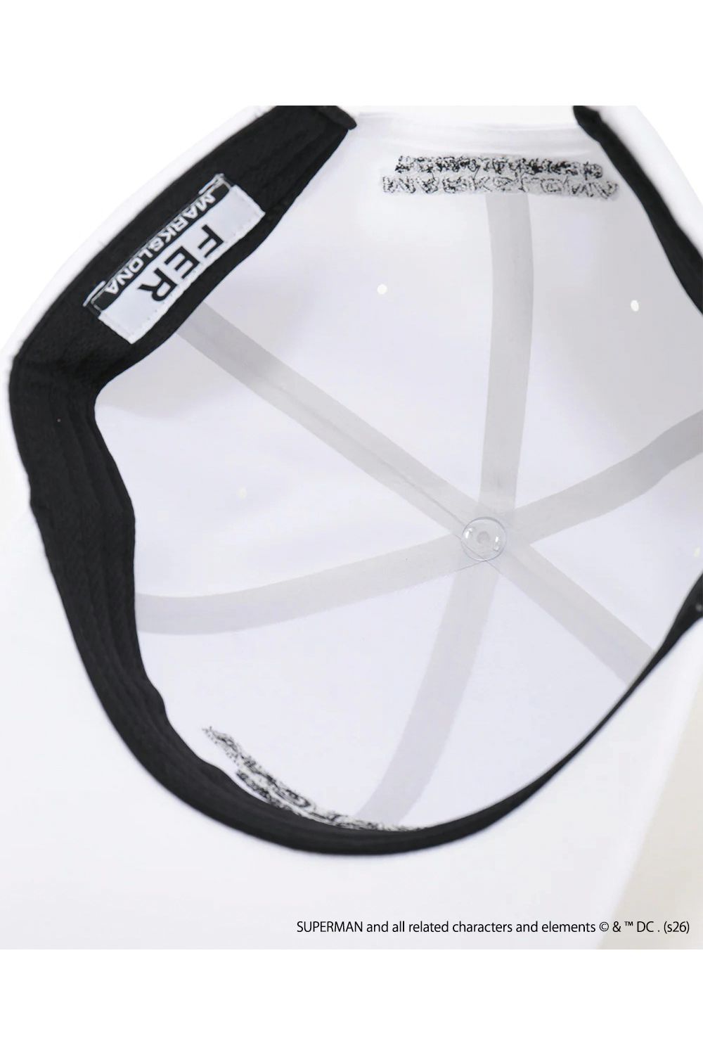【26SS】【FER COLLECTION】 SUPER DRY TECH CAP / Supermanコラボレーション ベースボールキャップ (ホワイト)