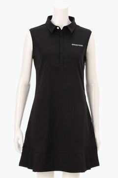 【26SS】【レディース】 WOMEN’S PLEATED NS DRESS / プリーツタイプ ノースリーブワンピース (ブラック)