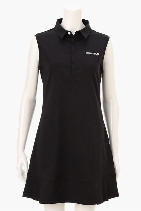 【26SS】【レディース】 WOMEN’S PLEATED NS DRESS / プリーツタイプ ノースリーブワンピース (ブラック)