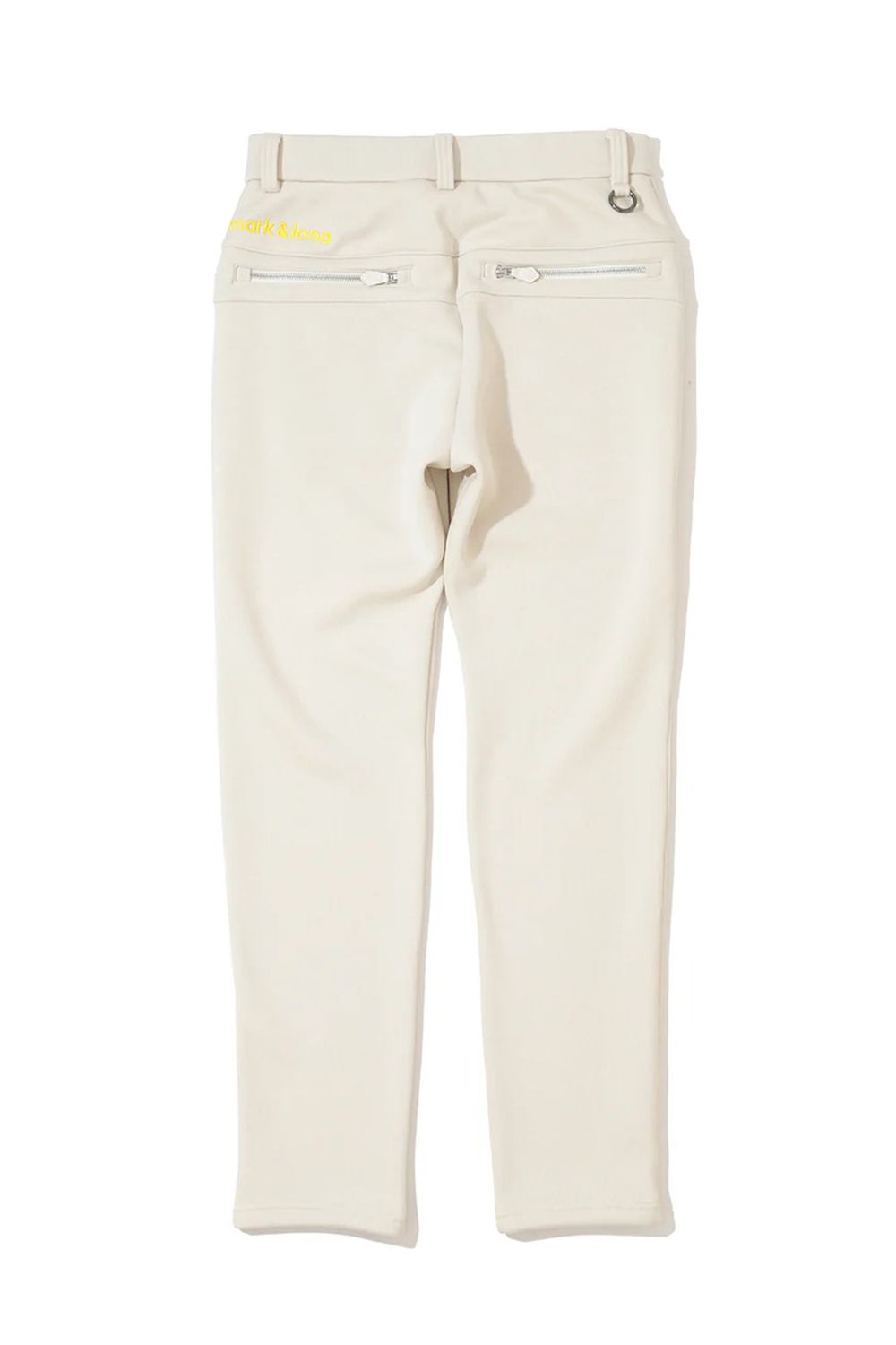 【2025AW】 PANTS / 裏フリース スウェット素材 スリムフィット ロングパンツ (オフホワイト)