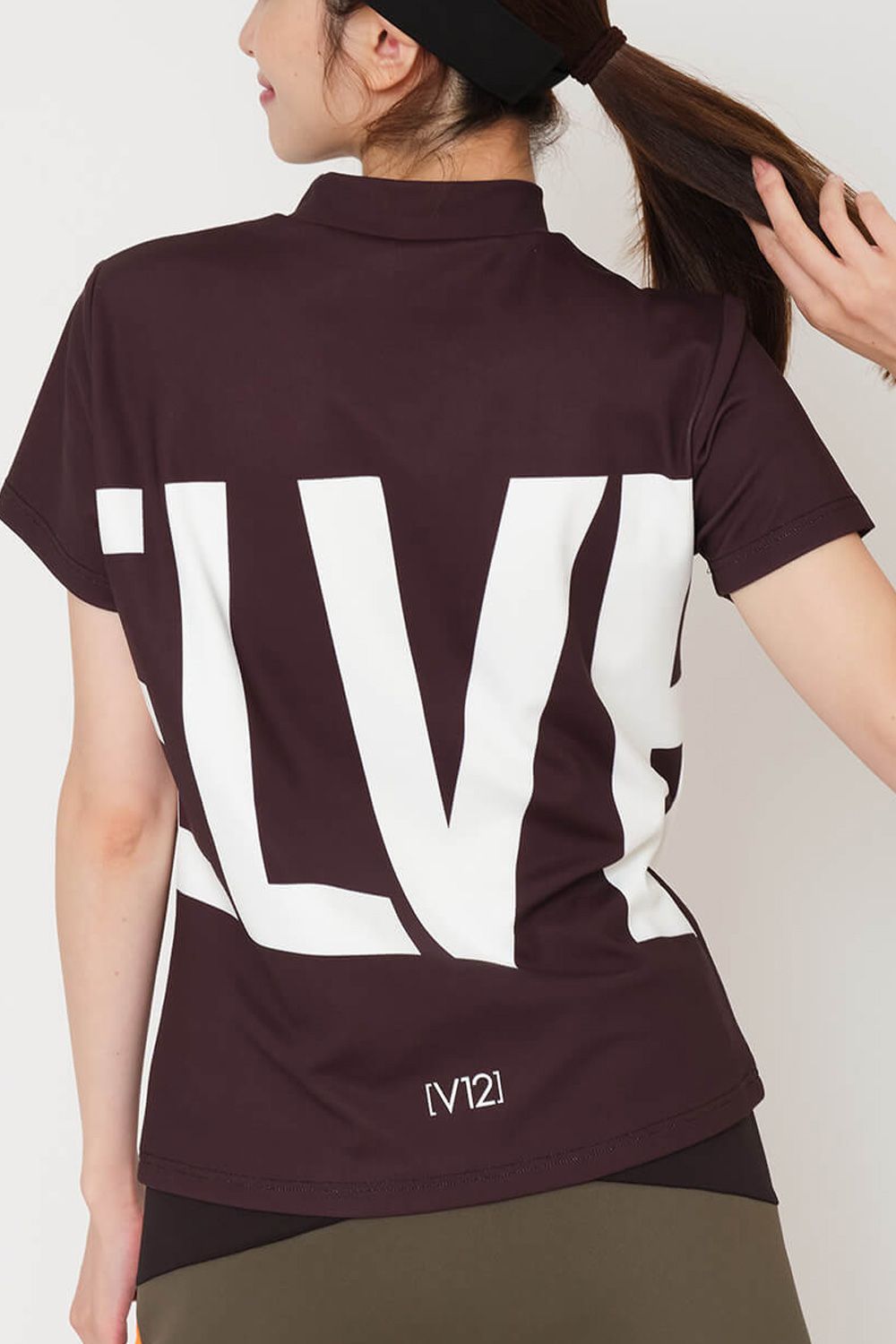 【期間限定ポイント10倍】【25SS】【レディース】 BIGZ MOCK / ビッグロゴ モックネックTシャツ (ブラック)