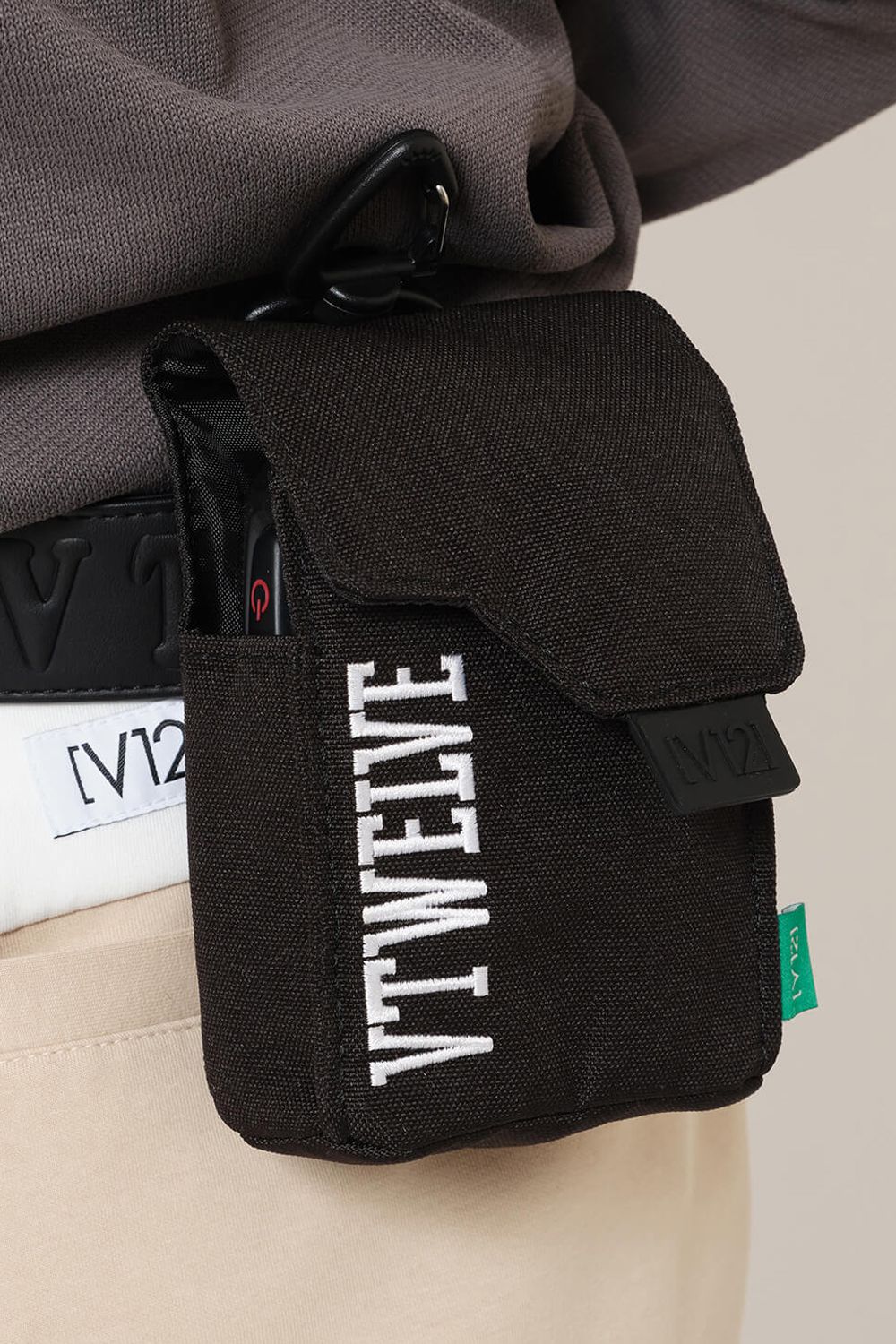 【26SS】 VT RANGE CASE / ブランドロゴ刺繍 距離計ケース (ブラック)