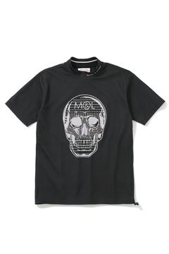 【2026SS 木村拓哉さん着用 VOL.4】 LOVE OF GOD SPECTRUM PERFORMANCE MOCK / ジャパンメイド スカルジャカード スワロフスキー モックネックTシャツ (ブラック) (3月4日入荷予定)