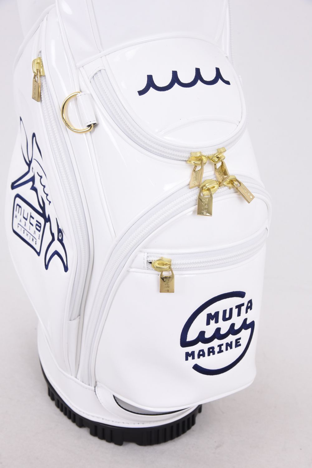 muta - CADDY BAG / muta MARINE GOLF 2022 エナメル スタンドキャディバッグ ホワイト | GOSSIP GOLF