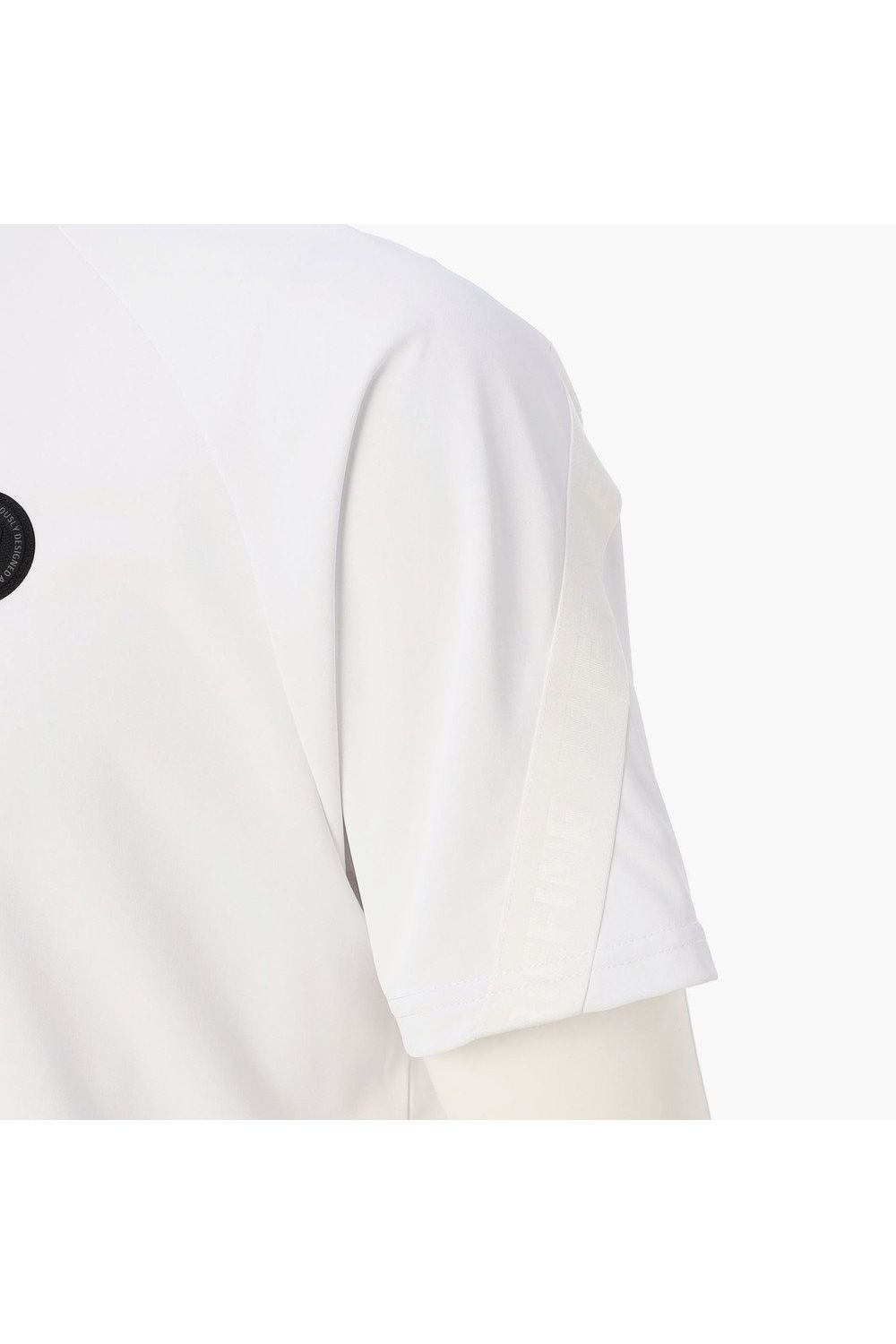 【26SS】 CE MEN’S BACK LOGO LINE HIGHNECK RF / ロゴテープ リラックスフィット モックネックTシャツ (ホワイト)