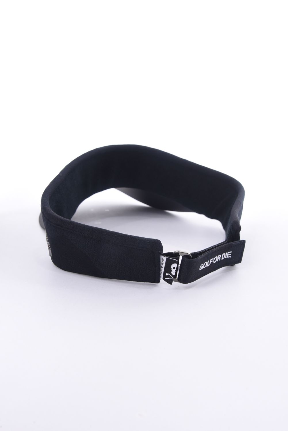 【26SS】 GAUGE CAMO LEATHER TRIM VISOR / カモフラージュパターン 異素材切り替え メタルプレート サンバイザー (ブラック)