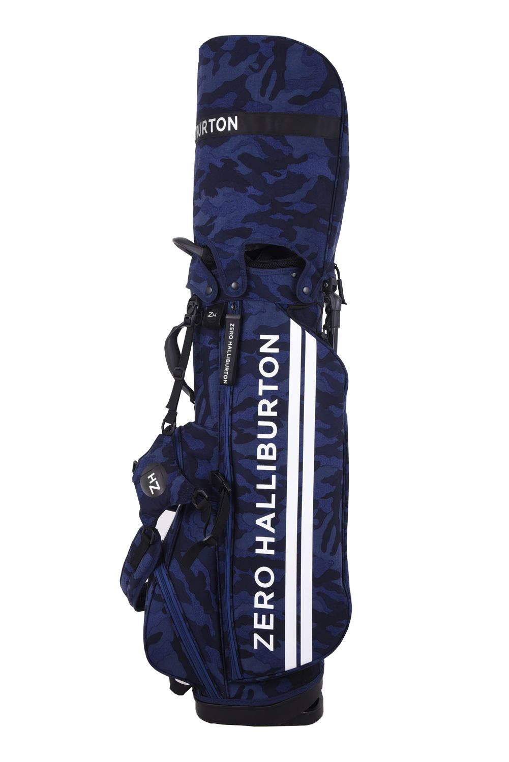 【銀行振込・代金引換不可】【返品・交換不可】【1000Dコーデュラナイロン】Stand Bag ZHG-CB1 / スタンドタイプ キャディバッグ ネイビーカモ