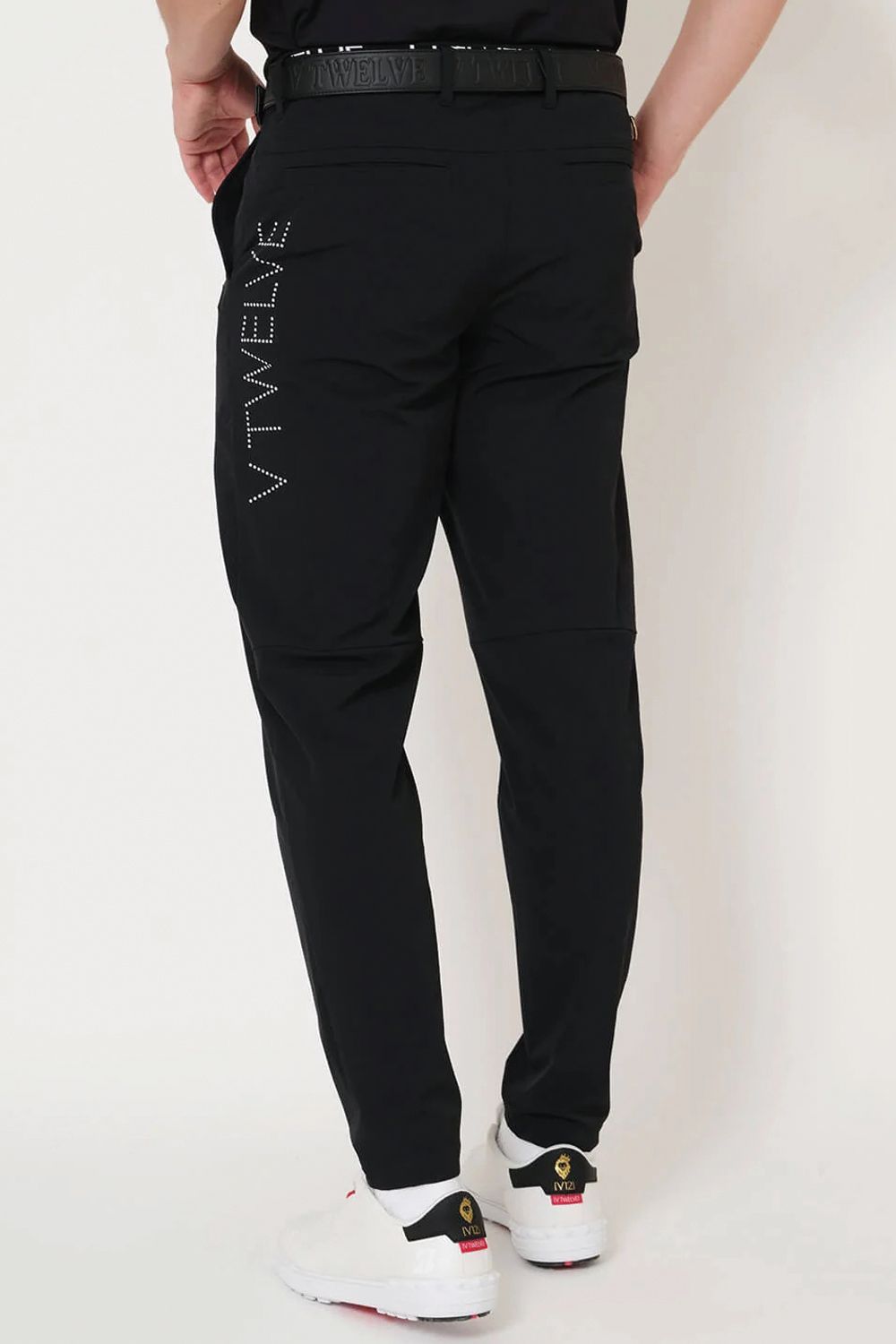 【26SS】 DOT BR PANTS / ドットロゴ ウエストリブ ロングパンツ (ブラック)