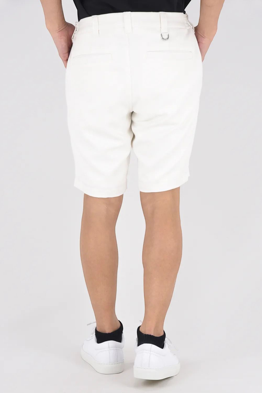 POWDER TWILL STRETCH SHORT PANTS / 2WAYツイルストレッチ ショートパンツ (ホワイト)