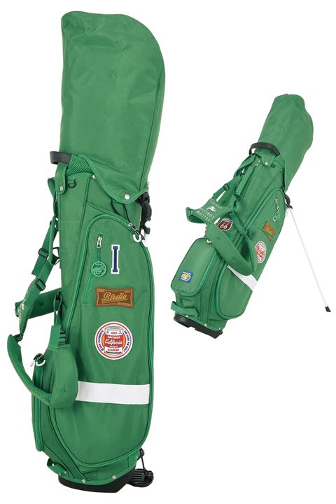 【数量限定生産】 STAND CADDY BAG /  オリジナルワッペン スタンド式キャディバッグ (ダーナポイントグリーン)