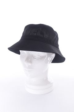 【26SS】 PERFORATE HAT / パンチングロゴ バケットハット (ブラック)