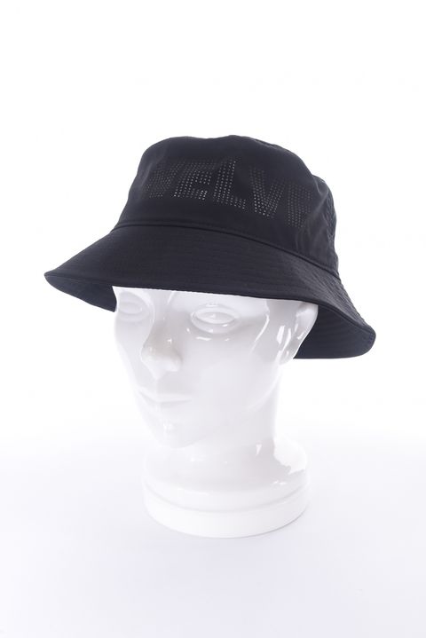【26SS】 PERFORATE HAT / パンチングロゴ バケットハット (ブラック)