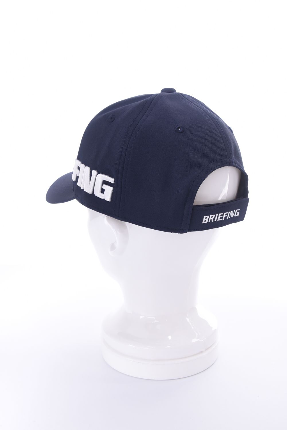 【26SS】 MEN’S ROUND LOGO CAP / アシンメトリー ラウンドロゴ キャップ (ネイビー)