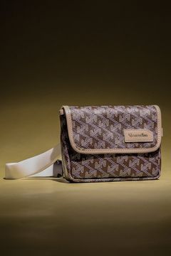 【26AW】 Aix （アイクス） / ブランドオリジナルテキスタイル ウエストポーチ (ケヤキ)