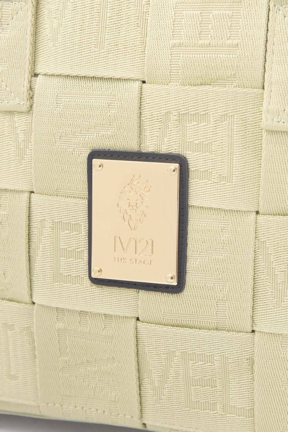 WOVEN BAG / イントレチャートスタイル カートバッグ (ベージュ)