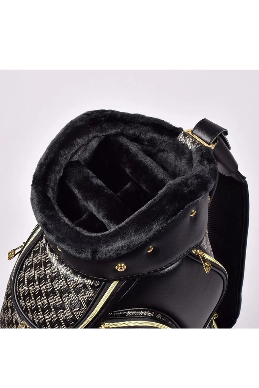 【26SS】【銀行振込・代金引換不可】【返品・交換不可】 ORIOLA（オリオラ） / ブランドオリジナルテキスタイル カートタイプ キャディバッグ （ダークブラック）*