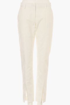 【25AW】【レディース】WS WR STRETCH CENTER STITCH SLIT PANTS / ストレッチパンツ (ホワイト)