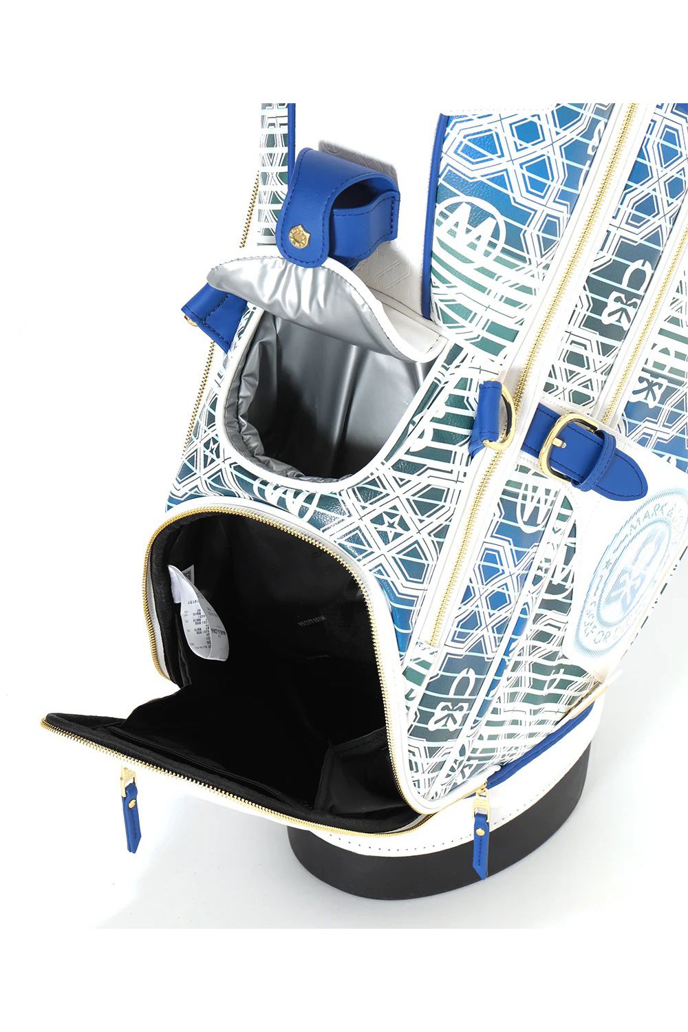 【26SS】【銀行振込・代金引換不可】【返品・交換不可】 RITMO MONOGRAM STAND BAG / ジオメトリックパターン スタンドタイプ キャディバッグ (ホワイト)