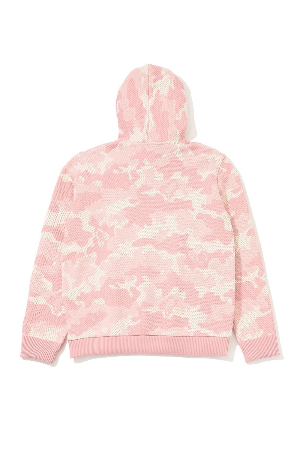 【26AW】 MERCURY CAMO JACQUARD KNIT HOODIE / ジャパンメイド カモフラジャカード ニットパーカー (ピンク)