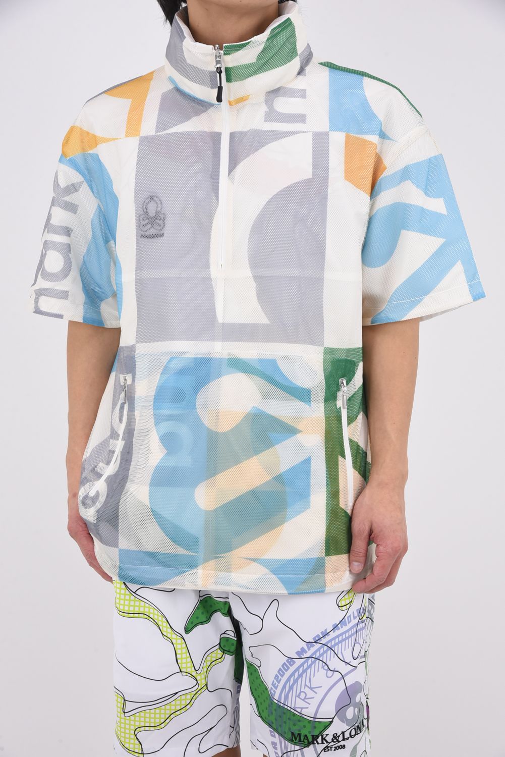 【2026SS 木村拓哉さん着用】 QUADRA AIR MESH 2-WAY PULLOVER / リバーシブル ショートスリーブプルオーバー (ホワイト)