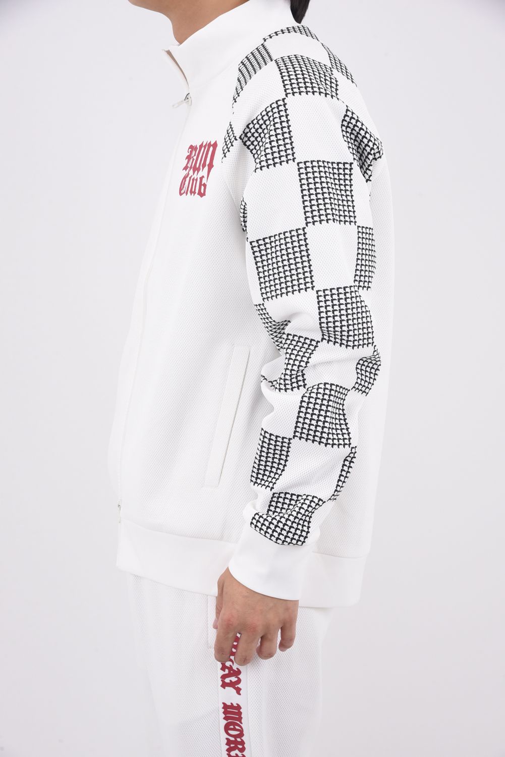 【25AW】 Back9 Runclub Full Zip JK / フルジップジャケット (ホワイト)