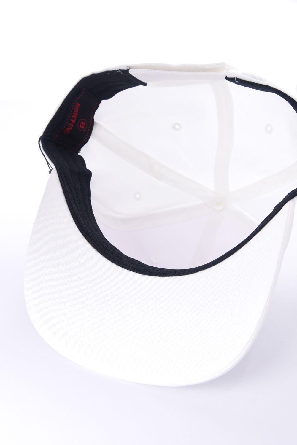 【26SS】 MEN’S BG LOGO FLAT VISOR CAP / BGロゴ フラットキャップ (ホワイト)