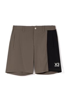 【26SS】 VERTICAL BICOLOR SHORTS / バイカラー ショートパンツ (チャコール)