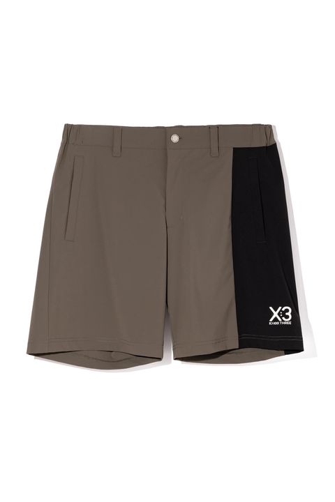 【26SS】 VERTICAL BICOLOR SHORTS / バイカラー ショートパンツ (チャコール)